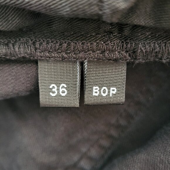 Purple Brand P001 Skinny Jeans in Black Oil Spill Men's Size 36 - Picture 8 of 9